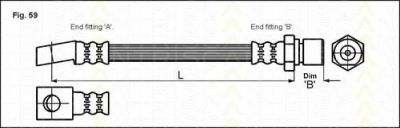 TRISCAN 8150 25239 тормозной шланг на RENAULT MEGANE II (BM0/1_, CM0/1_)