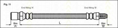 TRISCAN 8150 28111 тормозной шланг на PEUGEOT 305 I Break (581D)