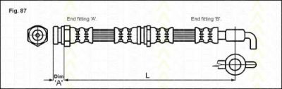 TRISCAN 8150 50109 тормозной шланг на MAZDA 323 C IV (BG)