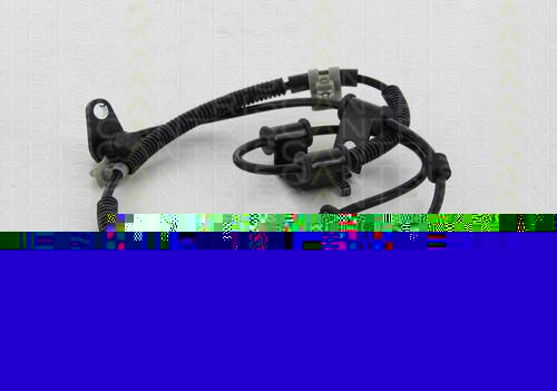 TRISCAN 8180 43187 датчик, частота вращения колеса на KIA RIO II седан (JB)