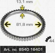 TRISCAN 8540 16401 зубчатый диск импульсного датчика, противобл. устр на FORD MONDEO I (GBP)