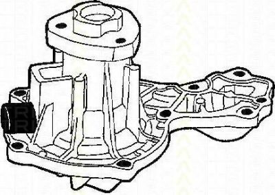 TRISCAN 8600 41110 водяной насос на DAIHATSU CHARADE III (G100, G101, G102)