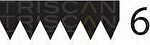 TRISCAN 8640 602870 поликлиновой ремень на JEEP CHEROKEE (KJ)