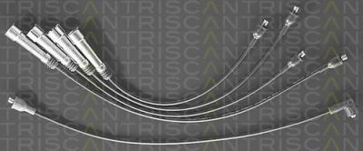 TRISCAN 8860 7244 комплект проводов зажигания на AUDI 80 (81, 85, B2)