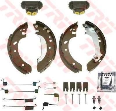 TRW BK1675 комплект тормозных колодок на FORD FIESTA фургон (FVD)