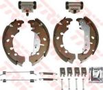TRW BK1694 комплект тормозных колодок на FORD FIESTA IV (JA_, JB_)