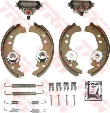 TRW BK1738 комплект тормозных колодок на FIAT UNO (146A/E)