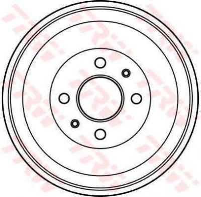 TRW DB4016 тормозной барабан на FIAT ARGENTA (132A)