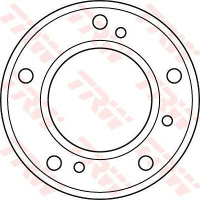 TRW DB4198 тормозной барабан на CARBODIES FX4