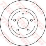 TRW DF4932 Диск тормозной cc SEBRING/DODGE CALIBER/JEEP COMPASS/PATRIOT перед.D=284мм (5105514AA)
