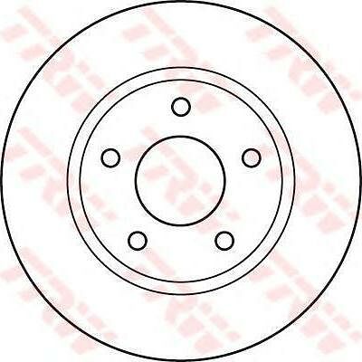 TRW DF4933 Диск тормозной перед. Mitsubishi Lancer X 2008-- MITSUBISHI 275x25mm (4615A115)