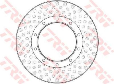 TRW DF5010S тормозной диск на MERCEDES-BENZ AROCS