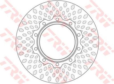 TRW DF5019S тормозной диск на MAN F 2000