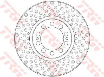 TRW DF5025S тормозной диск на MERCEDES-BENZ AROCS