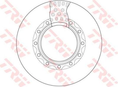 TRW DF5026S тормозной диск на IVECO EuroTrakker