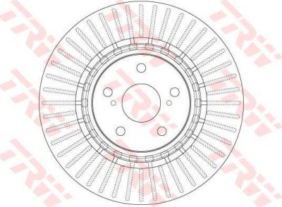 TRW DF6265 Диск тормозной TOYOTA RAV4 12- передний вент. D=328мм