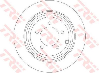 TRW DF6326 тормозной диск на DODGE CALIBER