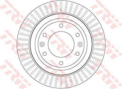 TRW DF6350 тормозной диск на HYUNDAI H-1 Cargo (TQ)