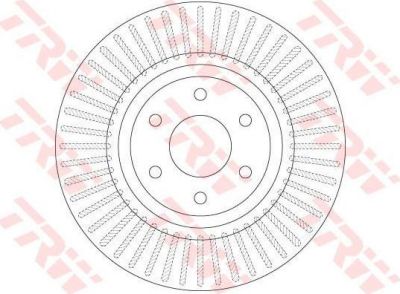 TRW DF6425 Диск тормозной NISSANU NUVARA 2.5 dCi/2.5 dCi 4WD/3.0 dCi 4WD 04-, NAVARA 2.5 dCi/3.0 dCi 08-, PATHFINDER 2.5 dCi/2.5 dCi 4WD/3.0 dCi/4.0 4WD 05-