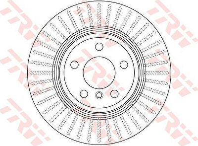 TRW DF6512S Диск тормозной 3 F30/31 11- задний вент.D=330мм