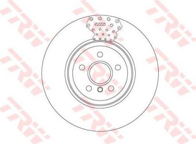 TRW DF6605S тормозной диск на 4 Gran Coupe (F36)