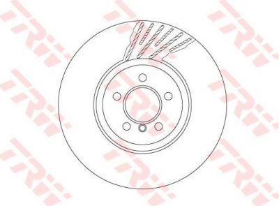 TRW DF6613S тормозной диск на 6 купе (F13)