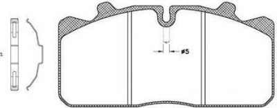 TRW GDB1145 Колодки передние TOYOTA Avensis I/Camry 94-01/Celica 94-00 (446517050)