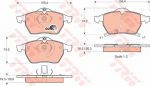 TRW GDB1342 Колодки передние SAAB 9-5 (1605984)