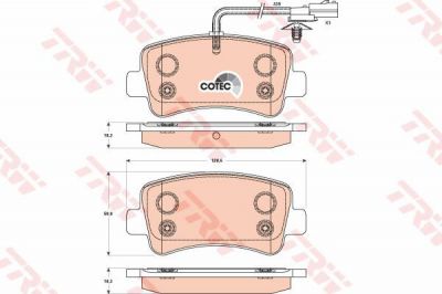TRW GDB1903 Колодки тормозные задние OPEL MOVANO/RENAULT MASTER 10- (4420066)