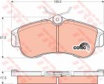 TRW GDB848 Колодки передние NISSAN Almera (4106071J26)