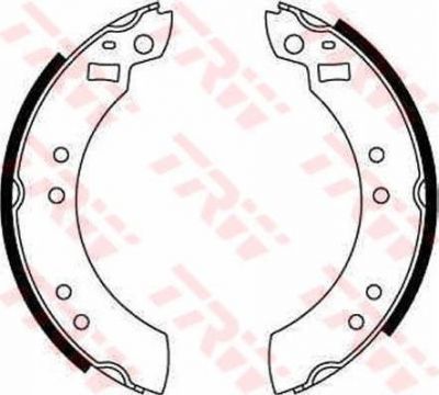 TRW GS6124 комплект тормозных колодок на HYUNDAI PONY