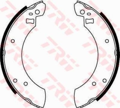 TRW GS6125 комплект тормозных колодок на NISSAN PRAIRIE (M10, NM10)