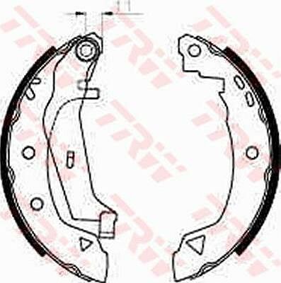 TRW GS8240 Колодки торм.бар.ALFA ROMEO 33/145/146/FIAT BRAVA/BRAVO/MAREA 82-01 (7701202919)