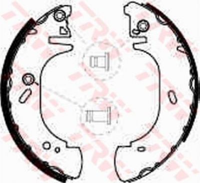 TRW GS8540 комплект тормозных колодок на FORD TRANSIT c бортовой платформой/ходовая часть (E_ _)