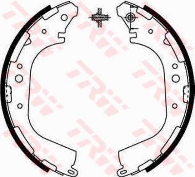 TRW GS8590 Колодки тормозные барабанные GS8590