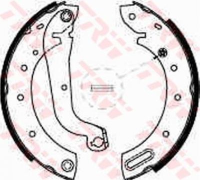 TRW GS8625 GS8625 Колодки тормозные барабан. Nissan Terrano II
