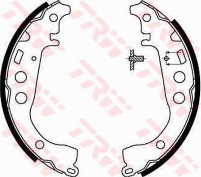 TRW GS8673 Колодки барабанные TOYOTA YARIS (449547010)