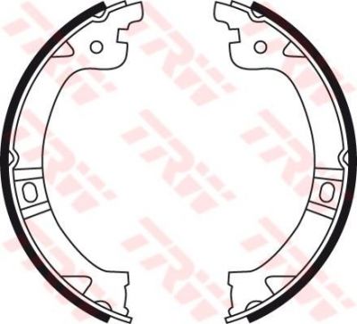 TRW GS8759 Колодки барабанные DODGE/CHRYSLER CARAVAN/VOYAGER 00> ручника к-т