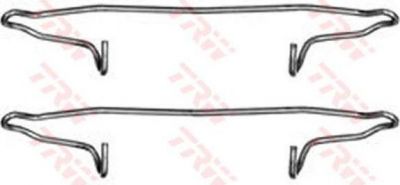 TRW PFK300 Ремкомплект дисковых колодок (передних) VAG+SKODA 95->/FORD/SAAB