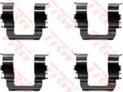 TRW PFK311 комплектующие, колодки дискового тормоза на NISSAN PRIMERA (P10)