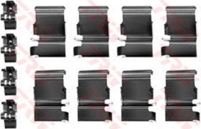 TRW PFK374 комплектующие, колодки дискового тормоза на TOYOTA LAND CRUISER 80 (_J8_)