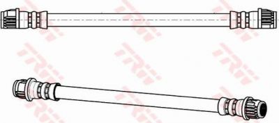 TRW PHA304 тормозной шланг на PEUGEOT 208