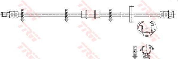 TRW PHB242 тормозной шланг на FIAT UNO (146A/E)