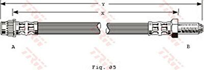 TRW PHB294 тормозной шланг на PEUGEOT 806 (221)