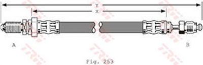 TRW PHC279 тормозной шланг на FORD KA (RB_)