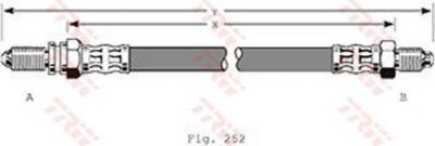 TRW PHC280 тормозной шланг на FORD FIESTA IV (JA_, JB_)