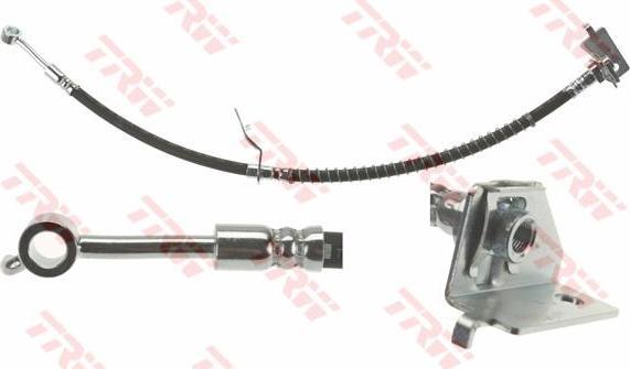 TRW PHD1175 PHD1175 шланг тормозной! передний L=531 KIA Venga 1.4/1.6 10->
