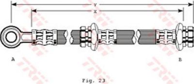 TRW PHD146 тормозной шланг на SUZUKI SWIFT I (AA)