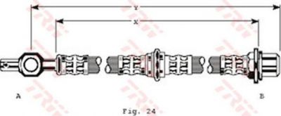 TRW PHD179 тормозной шланг на TOYOTA COROLLA Station Wagon (_E9_)