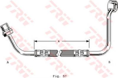 TRW PHD233 тормозной шланг на FORD TRANSIT c бортовой платформой/ходовая часть (V_ _)